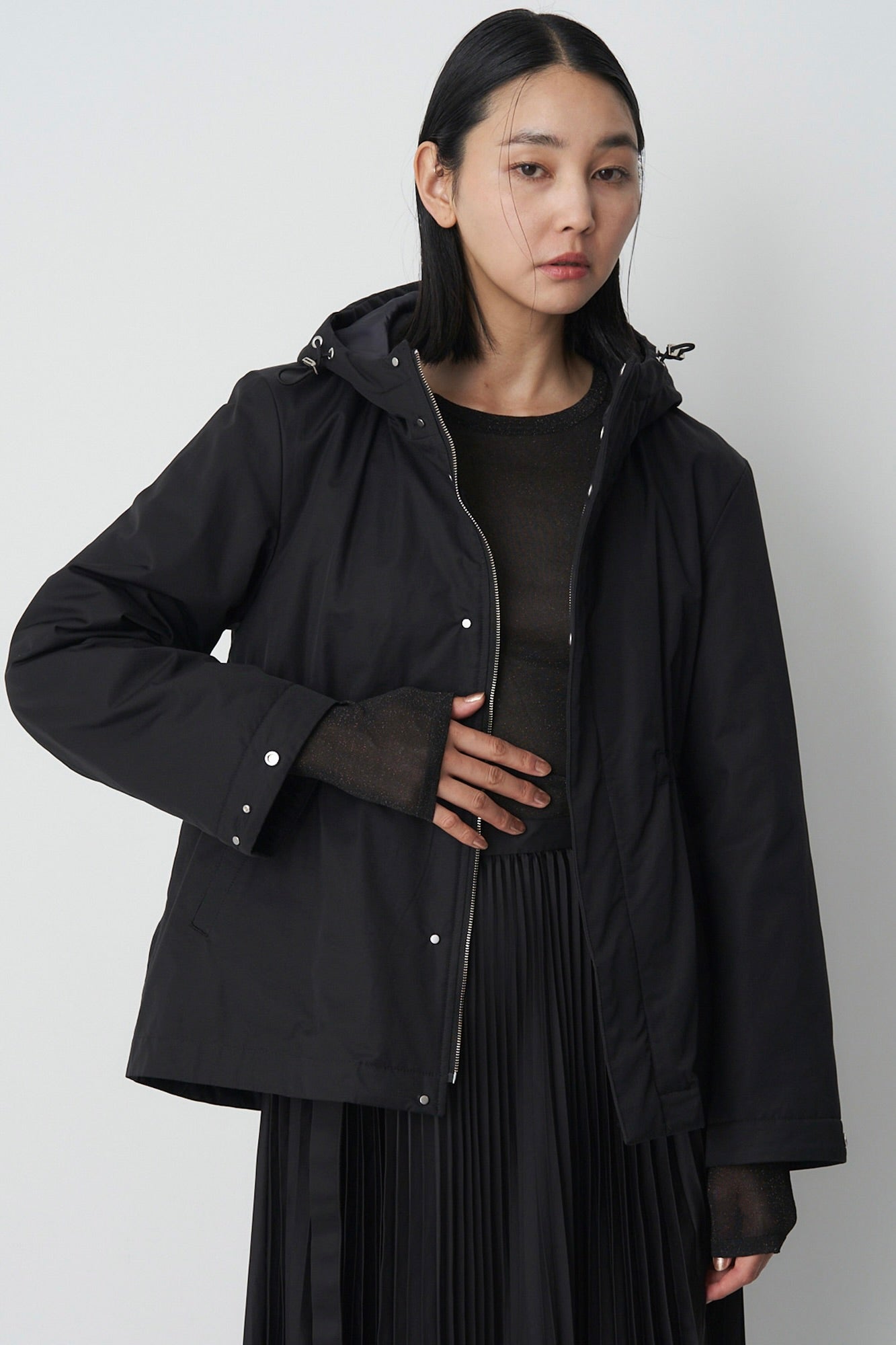 Collarless Trench-Women 