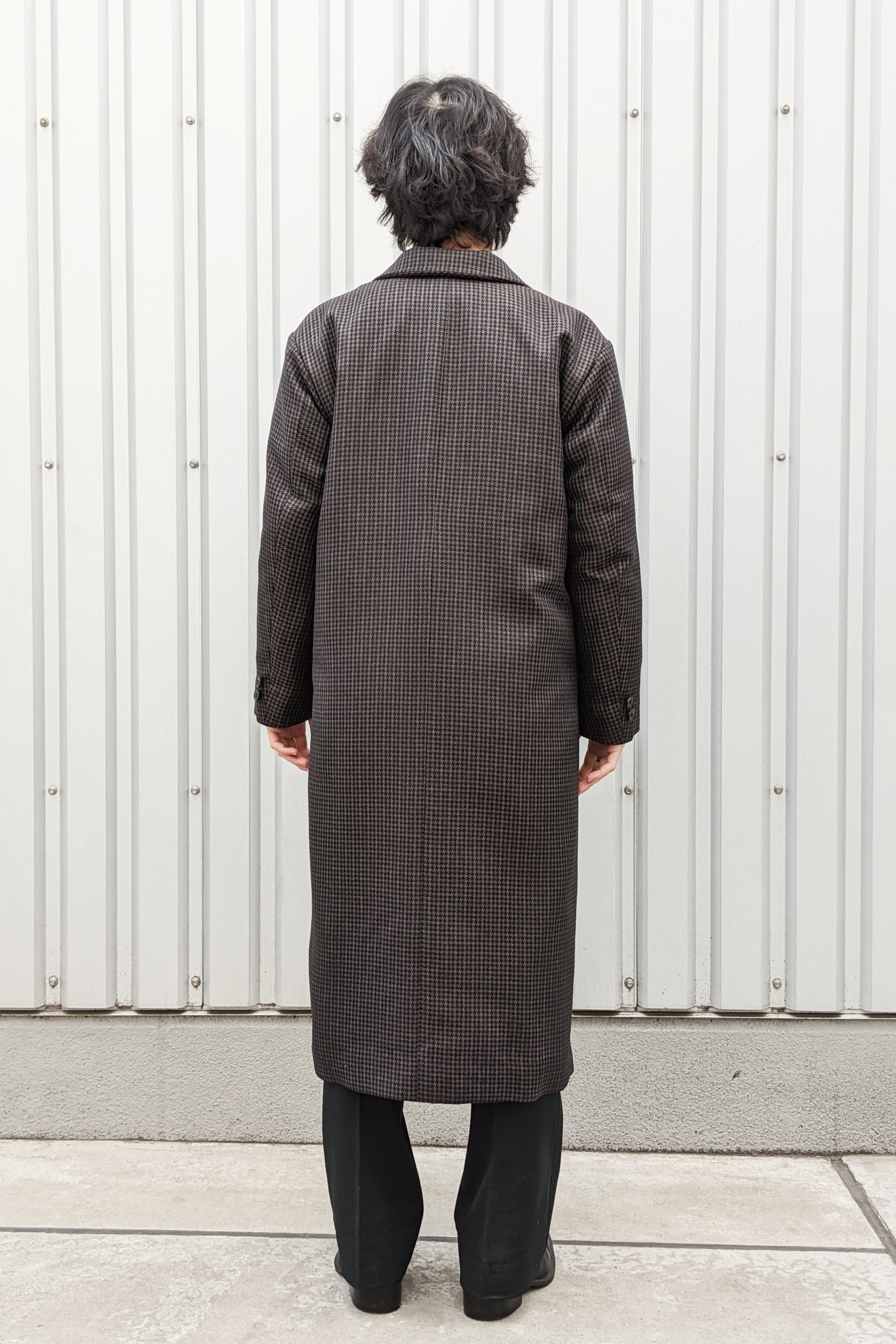 チェックチェスターコート-Unisex