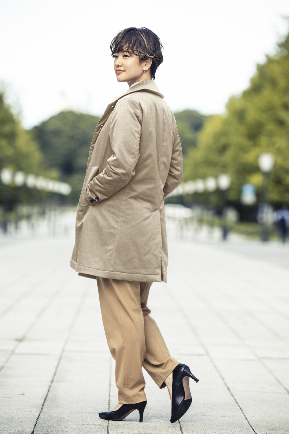 ステンカラーコート-Men/Women ステンカラーコート-Men/Women